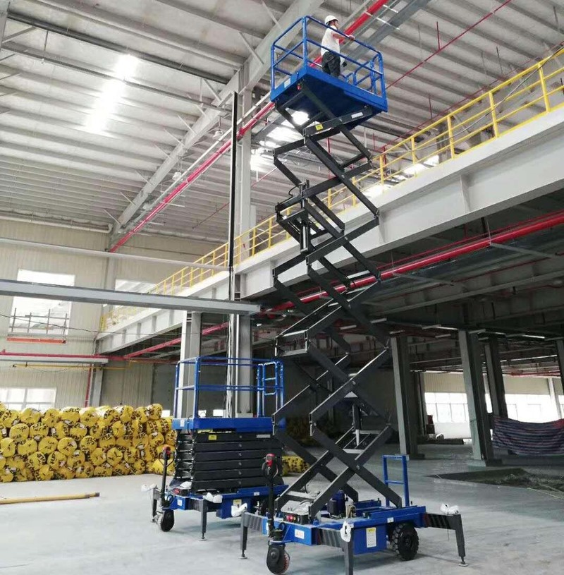 铁门关助力行走剪叉式高空作业平台