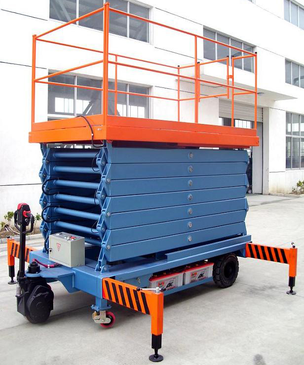 铁门关助力行走剪叉式高空作业平台